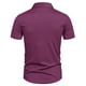 thumbnail image 4 of pstuiky Camisas casuales de manga corta para hombre, Camisa informal de negocios de color liso con solapa y botones de manga corta para hombre ropa de hombre l, 4 of 6
