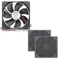 thumbnail image 1 of Ventilador de Enfriamiento para PC Wathai 120mm 24V 2100RPM con Filtro, 1 of 8