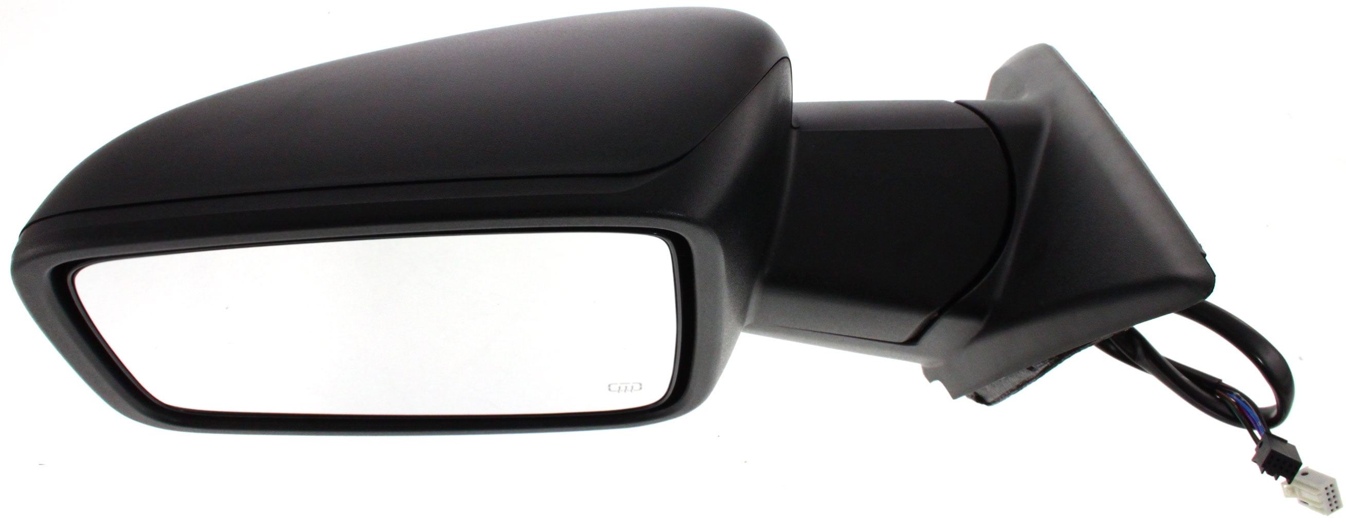 Mirror Compatible With 2011-2012 Ram 1500 2010 Dodge 3500 Left Driver Side Heated In-housing Signal Light Textured Black Kool-Vue