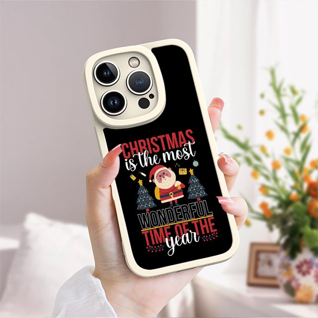 Destaca con una moderna funda de teléfono de goma TPU con estampado de dibujos animados para la serie iPhone