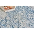 thumbnail image 7 of Exquisite Rugs Vintage Looms Light Blue/Blue Polyester powerloom Area Rug, 7 of 7