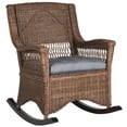 thumbnail image 3 of SAFAVIEH Aria Traditional Rocking Chair, Antique/Brown, 3 of 7