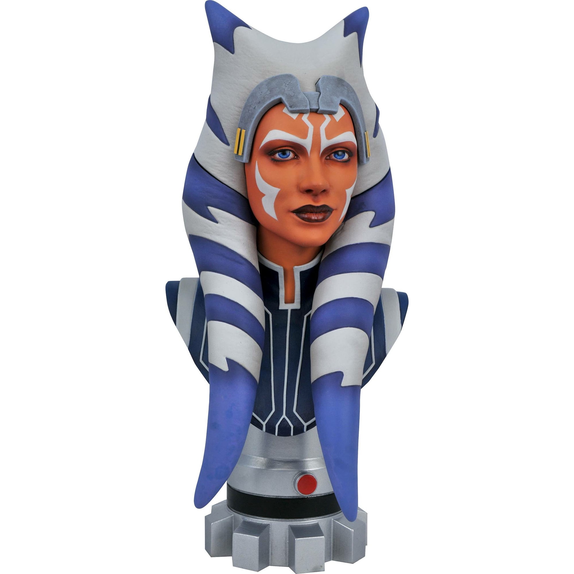 DIAMOND SELECT TOYS Star Wars: The Clone Wars: Ahsoka Legends in 3-Dimensions 1:2 Scale Bust, 10 inches