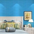 thumbnail image 3 of 5 Pcs Brick 3D Wall Panels Peel and Stick Wallpaper,Self Adhesive Waterproof Foam Faux Brick for Living Room,Bedroom,Laundry,Kitchen,Fireplace,TV Wall Decoration, 13.8*15.2in, 3 of 4