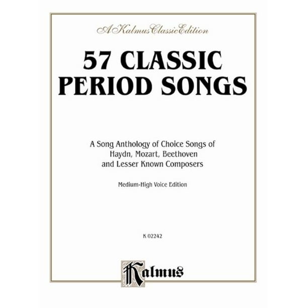 Alfred 00-K02242 57 Chansons Classiques d'Époque - Livre de Musique