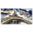 thumbnail image 2 of The Paris Paris Eiffel TowerView from Ground - Cityscape Canvas Print, 2 of 3