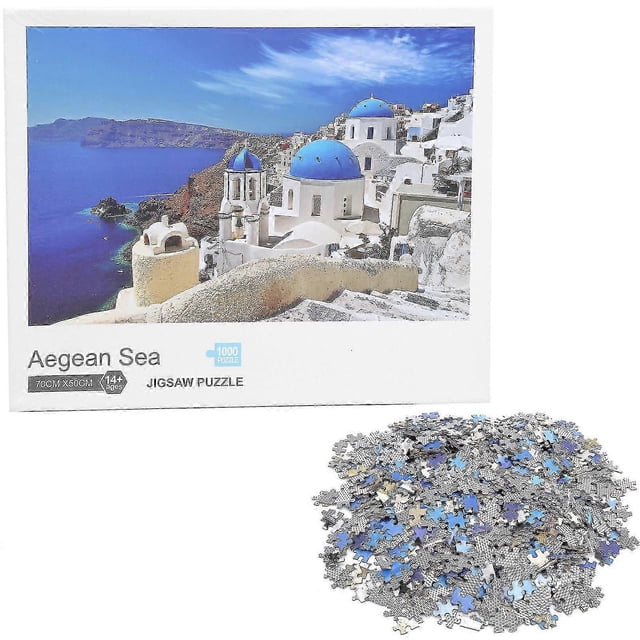 1000pcs Educational Children's Jigsaw Puzzle Toy - Picture Assembling for Concentration Training, Gift