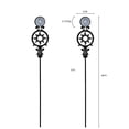 thumbnail image 3 of Pathways Reflective Driveway Marker Steel Stake Set of Two, Sun Emblem, Black Finish, 3 of 5