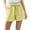 Yellow-04, variant on REALiKUN Women Casual Shorts Ruffle Bowknot Tie Waist Summer Shorts with Pockets