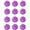 Purple, variant on 12Pcs 1.57'' Christmas Ball Ornaments Christmas Decorations Mirror Reflective Foam Ball Christmas Tree Hanging Ornament Ball Ornaments Xmas Hanging Decoration for Christmas New Year Wedding Party