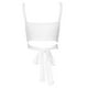 thumbnail image 3 of Gibobby Blusa casual sólida sin mangas con cuello en V para mujer(Blanco,XG), 3 of 5