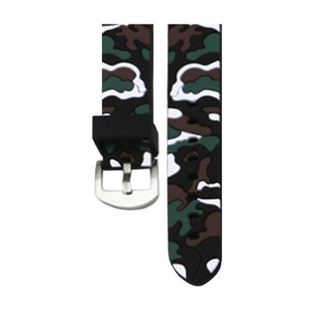 Banda para S123456SE Apple Watch Adventure Collection 38/40/41mm ML Black-White-Green-Brown/Negro-Blanco-Verde-Café S123
