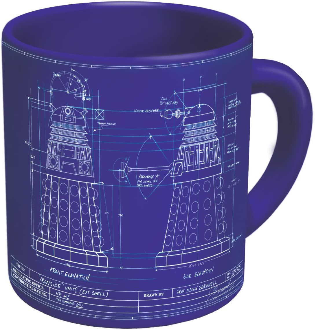 Vandor Doctor Who Plastic Coffee Mug Water Tumbler Tardis Dalek Cyberman Travel 