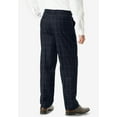 thumbnail image 2 of KingSize Men's Big & Tall Easy Movement Plain-Front Expandable Dress Pants, 2 of 4