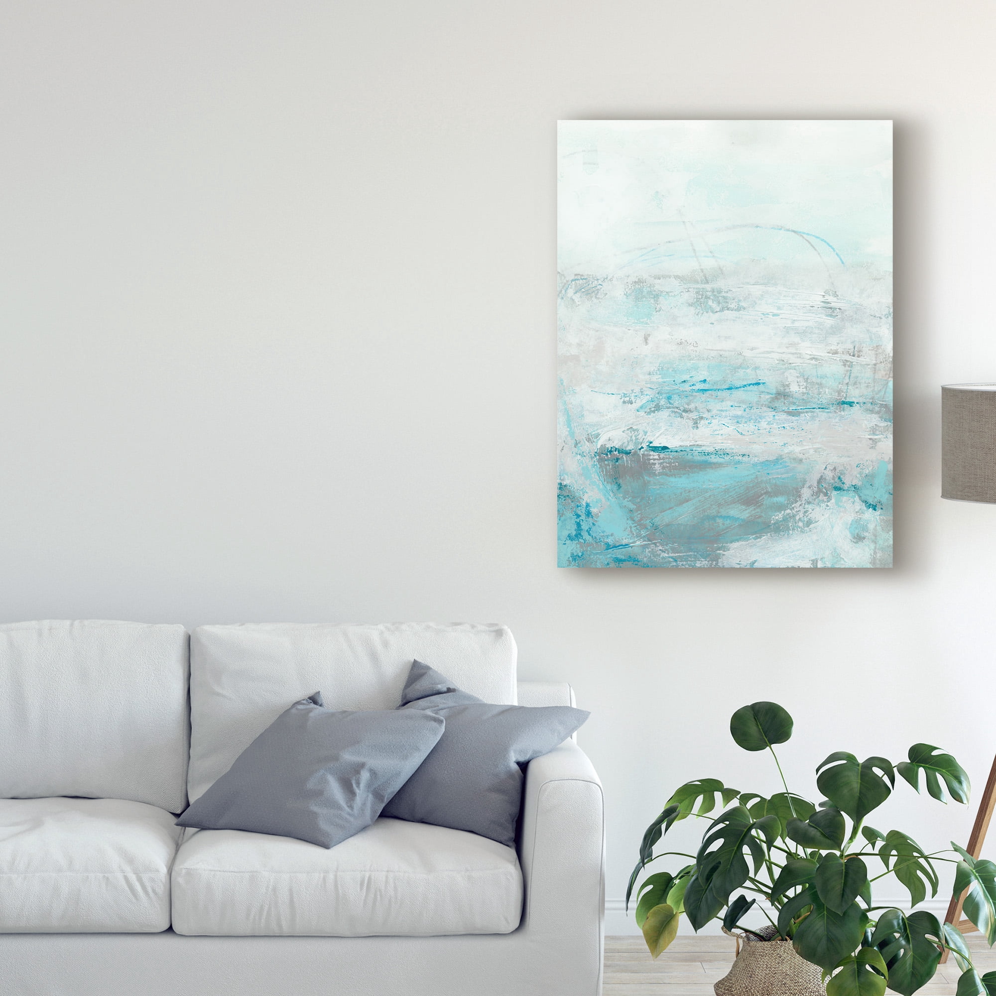 Trademark Fine Art 'Glass Sea I' Canvas Art by June Erica Vess