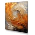 thumbnail image 2 of Designart "Desert Mirage Spiral In Gold And Orange" Abstract Spirals Wall Art Prints, 2 of 7