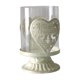 thumbnail image 1 of Candelero Con Pantalla De Cristal, Soporte Para Velas Para Decoración Navideña, Corazón Del Hotel mayimx Portavelas de hierro, 1 of 9