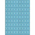 thumbnail image 1 of Ahgly Company Machine Washable Indoor Rectangle Transitional Blue Ivy Blue Area Rugs, 8' x 12', 1 of 7