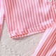 thumbnail image 5 of Odeerbi 8-13 Años Niños Niñas Pijama Verano Satén Rayas Manga Larga Solapa Muesca Camisa Pantalones Conjunto Suave Pijama, 5 of 9