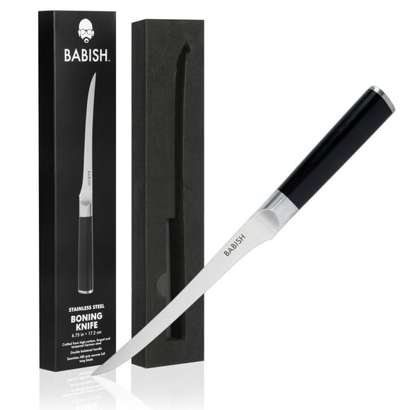 Babish High-Carbon 1.4116 German Steel Cutlery, 8-Inch Boning Kitchen Knife