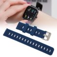 thumbnail image 6 of Yajisi 20mm Soft Silicone Watch Band Strap Wristband Replacement for Amazfit GTS 3/2 Bip S/U - Blue, 6 of 9