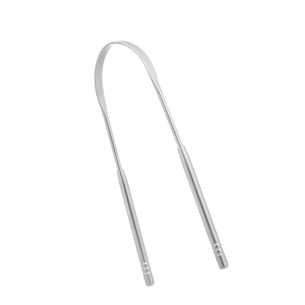Tongue Scraper Stainless Steel Cleaner Fresh Breath Cleaning Coated