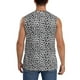 thumbnail image 4 of Balery Black Leopard Camisetas sin mangas para hombre, absorbe la humedad y protege contra el mal olor.-Small, 4 of 7