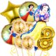 thumbnail image 3 of Juego de globos de aluminio de Blancanieves, decoración para fiesta de feliz cumpleaños, regalos para fiestas de niñas de Blancanieves de Disney, suministros de látex de 12 pulgadas, 3 of 5