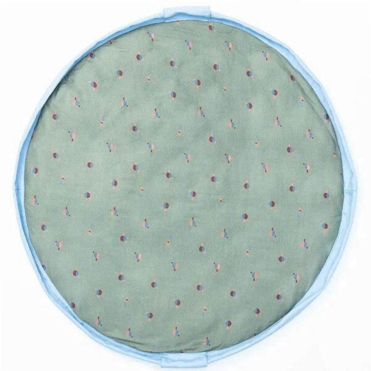 Play & Go - Ping Pong Theme - 3-in-1 Play Mat - Storage Bag & Diaper Bag - Padded and Fun for Active Kids - 120 cm Diameter - Suitable for Newborn to Toddler - Easy to Carry Everywhere