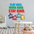 thumbnail image 2 of Playroom Puzzle Kids Daycare Decor Playroom Adorable Daycare Girls Boys Kids Room Design Cute Animated Colorful Nice Pretty Elevate Home Vinyl Visual Decoration Creative Aesthetic Art 20x20 inch, 2 of 4