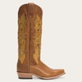 thumbnail image 2 of Women's Stetson Jules hand tooled Leather Boots Handcrafted Brown, 2 of 7