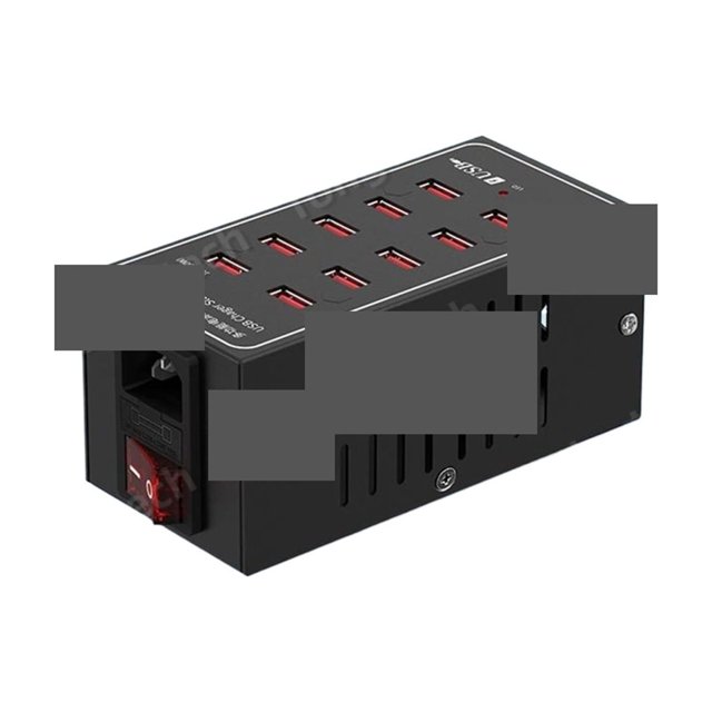 Station de Charge USB Universelle en Métal 300W Multi USB 60 Ports Charge Rapide USB Portable