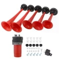 thumbnail image 1 of Universal 5 Trumpet 125db 12V 5 DIXIE Musical Air Horn Dukes of Hazzard General Car Truck Boat Busses Air Compressor, 1 of 5