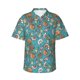 thumbnail image 1 of Balery Cute Conch Camisas hawaianas de manga corta para hombre, camisas playeras de corte holgado, camisas de vacaciones con botones,XX-Large, 1 of 7