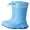 Blue-a, variant on ibiyuan Girls Boys Rain Boots Waterproof Shoes Flexible Fun Patterns Rubber Boots for Boys Girls with Adjustable Drawstring Non- for Garden, Puddle, Outdoor Wate Easy-On,3.5-4 Years