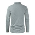thumbnail image 3 of Nmnitkp Men's Casual Shirts Classic Button Basic Long Sleeve Shirt Solid Color Cotton Tees Stylish Tops ​High-Quality and Healthy Fabric Long Sleeve Shirts For Men, 3 of 3