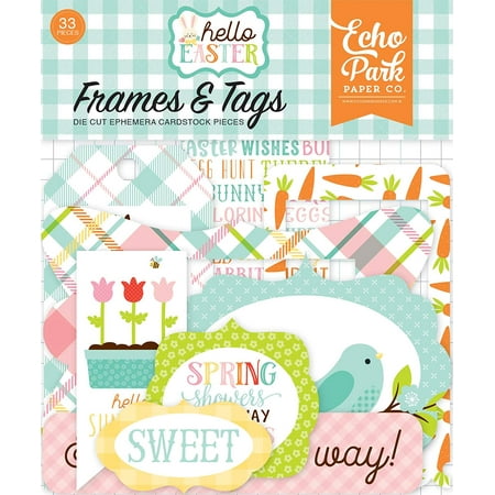 Easter Hang Tags Hello Easter Frames & Tags, Hello easter frames & tags By Echo Park PaperWalmartpany ()