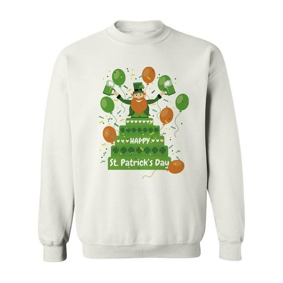 Happy St. Patrick's Day! Sweatshirt Men -Image by Shutterstock, Male Large