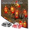 thumbnail image 1 of Vaidha 1.5M 10LED Ramadan Kerosene Lamp String Decoration Family Decoration, 1 of 2