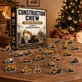 thumbnail image 4 of Construction Vehicles Fleet Advent Calendar 2026, 24 Days 2D Flat Acrylic Construction Vehicle Ornaments, Christmas Countdown Gift Box for Xmas Tree Decoration, Christmas Stocking Stuffers, 4 of 7