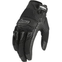 Icon Twenty-Niner/29ER CE Womens Textile Gloves Black LG