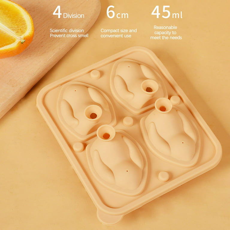 Easter Bunny Silicone Eggs Chocolate Cake Soap Small Ice Trays for