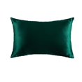 thumbnail image 1 of Funda de almohada 100% seda morera - Verde esmeralda Rojo Verde Cocina, Decoración y Otros, 1 of 1