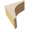 thumbnail image 6 of 2"W x 4"D x 4"H Classic Olympic Rough Cedar Woodgrain TimberThane Corbel, Primed Tan, 6 of 6