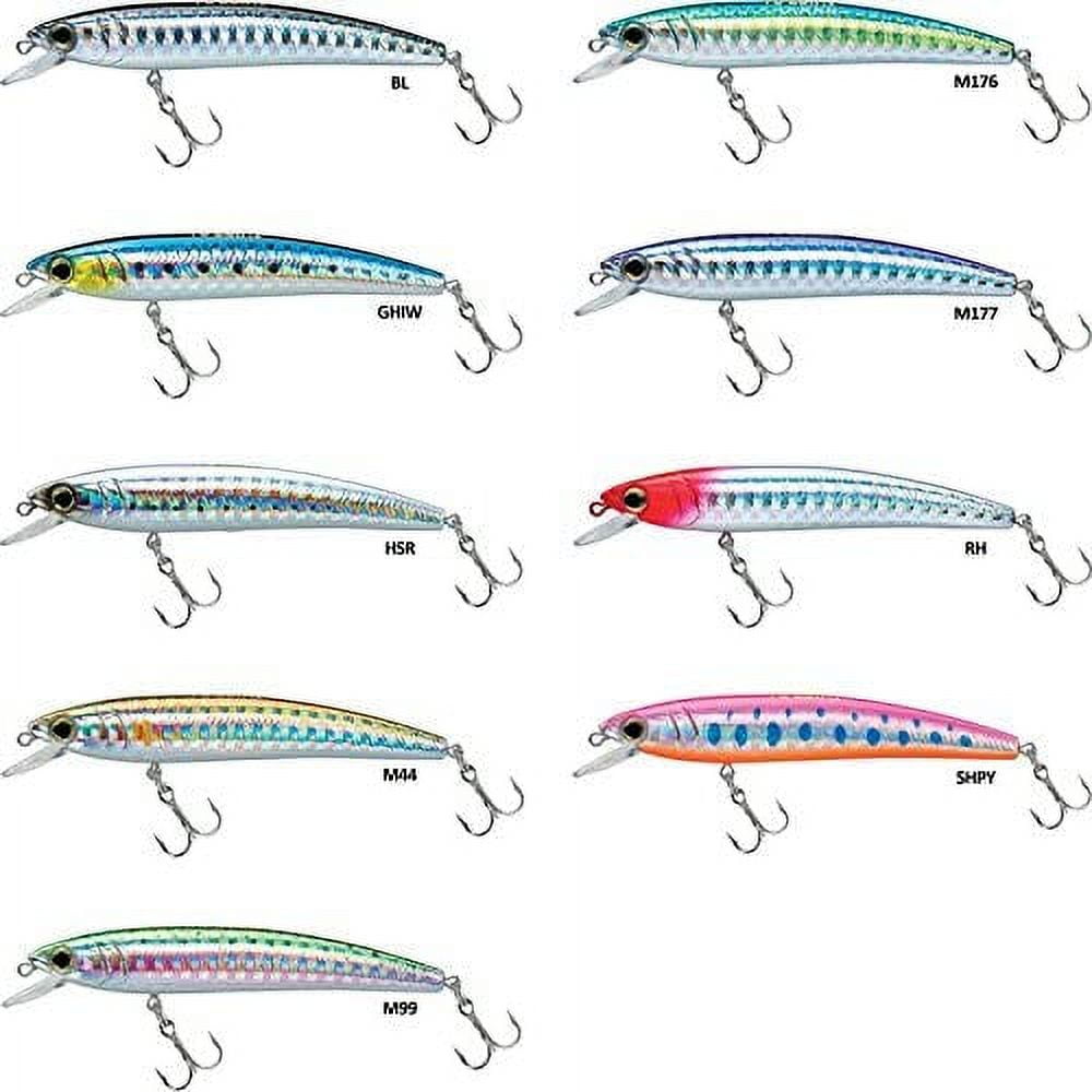 (2 pack) Yo-Zuri Pins Minnow (F), 50mm, 2", Hard Bait Lure