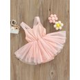 thumbnail image 3 of Bagilaanoe Newborn Baby Girl Romper Dress 6M 12M 18M 24M Summer Clothes Infant Sleeveless Bodysuit Mesh Tutu Skirt, 3 of 9