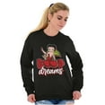 thumbnail image 3 of Betty Boop Cartoon Cherry Dreams Women Crewneck Sweatshirt Brisco Brands S, 3 of 5