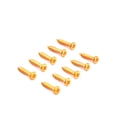 thumbnail image 3 of Tornillos de Montaje para Clavija De Afinación de Hierro de 100 Piezas para Guitarra Bass Ukulele Mandolin Parts M2.2 Sunnimix Dorado, 3 of 8