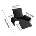 thumbnail image 3 of Waterproof Sofa Cover under $5! CQCYD Recliner Sofa Cover, Waterproof Pet Proof Slipcover for Massage Chair, Solid Color Protection Towel for Furniture, 3 of 7
