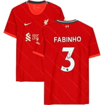 Fabinho Liverpool Autographed Home Jersey - Memento Memorabilia - Fanatics Authentic Certified